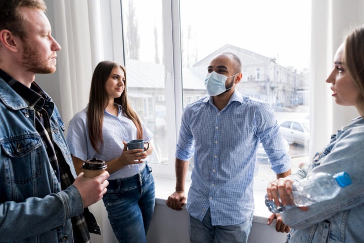 group of care workers
