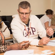 Learner in a classroom Learner in a classroom