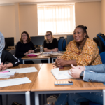 Learners in classroom