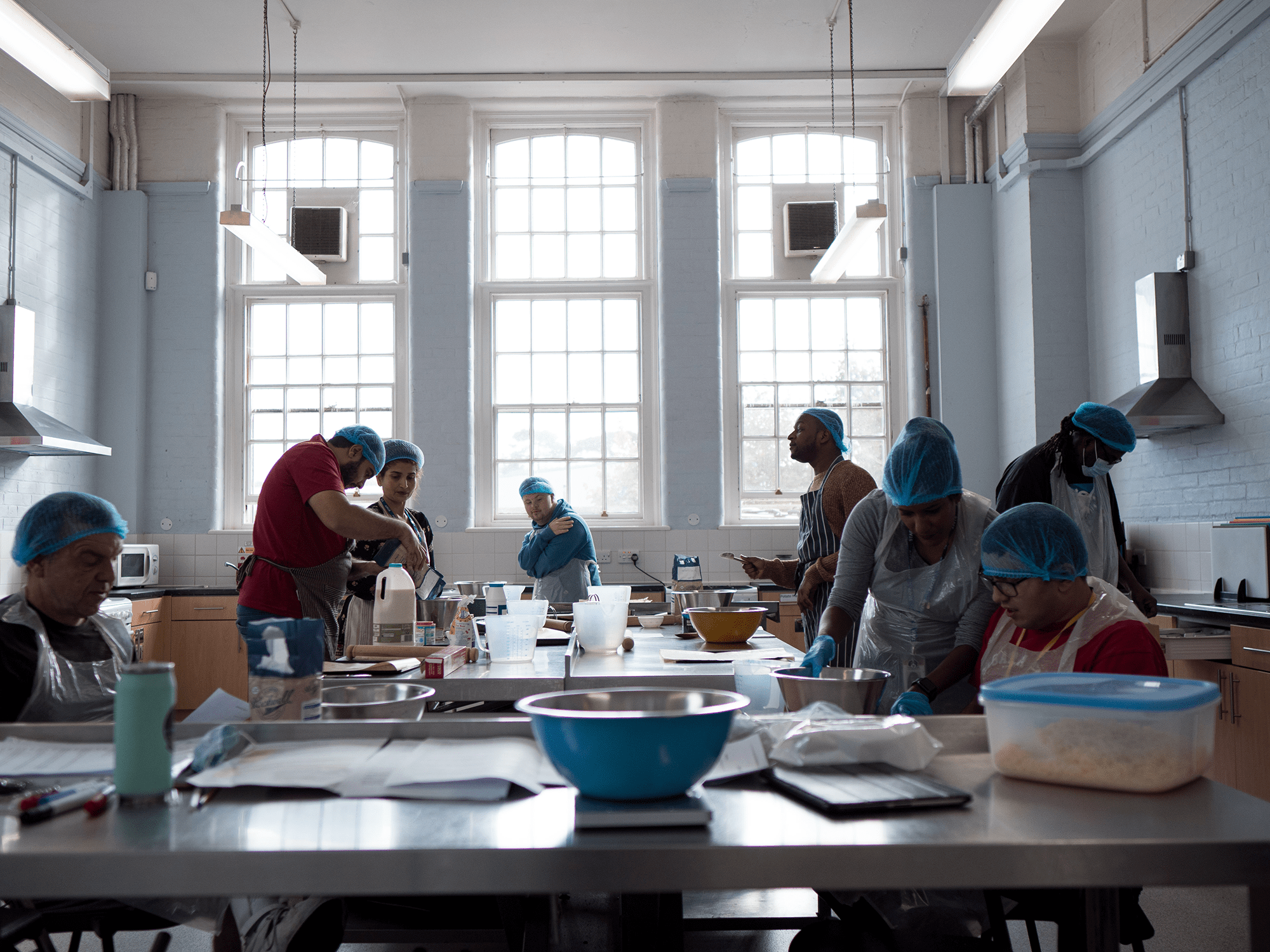 Learners cooking