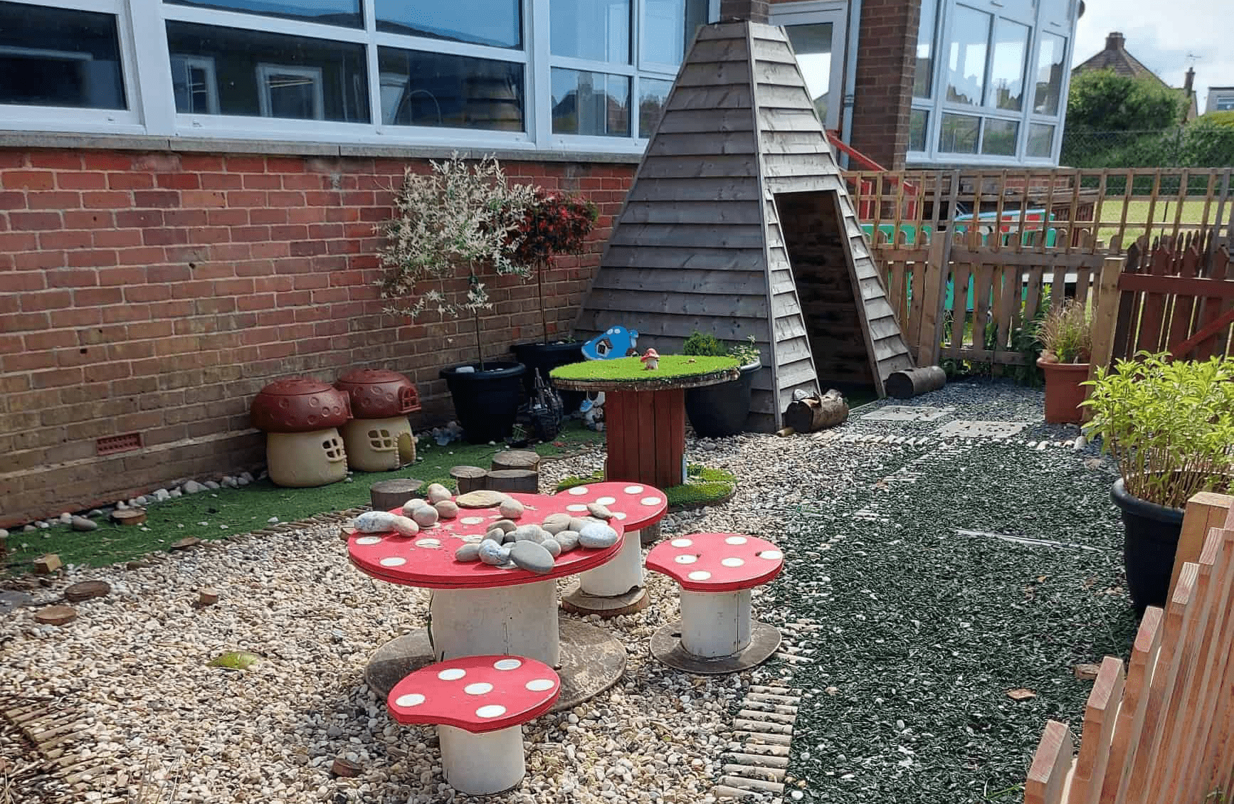 Nursery area outside