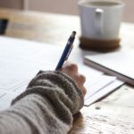 Person writing