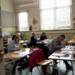 Learners in classroom