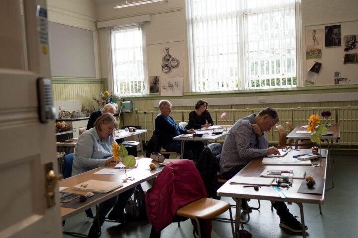 Learners in classroom