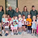 Maldon Friary Preschool staff and children