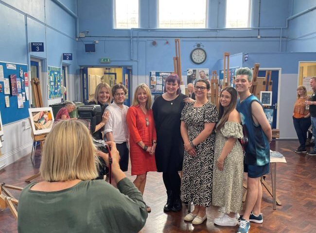 Group of photography learners