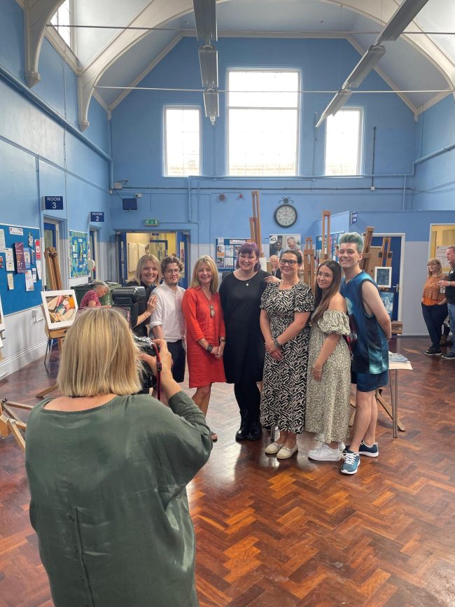 Group of photography learners