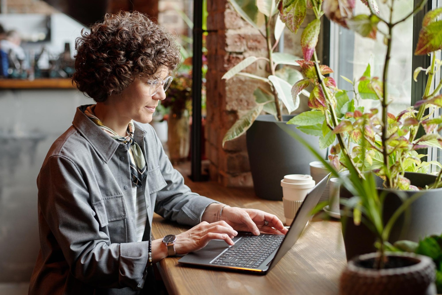 Person on laptop