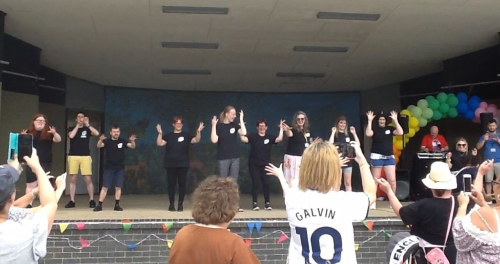 LD Festival ACL Learners on stage