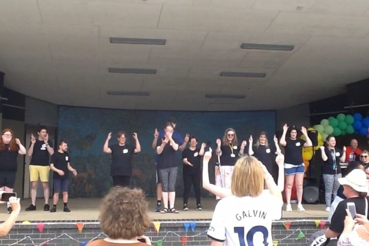 LD Festival ACL Learners on stage