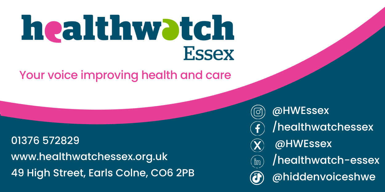Details to contact Healthwatch Essex