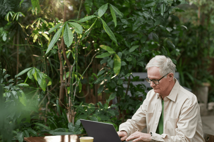 Man on laptop